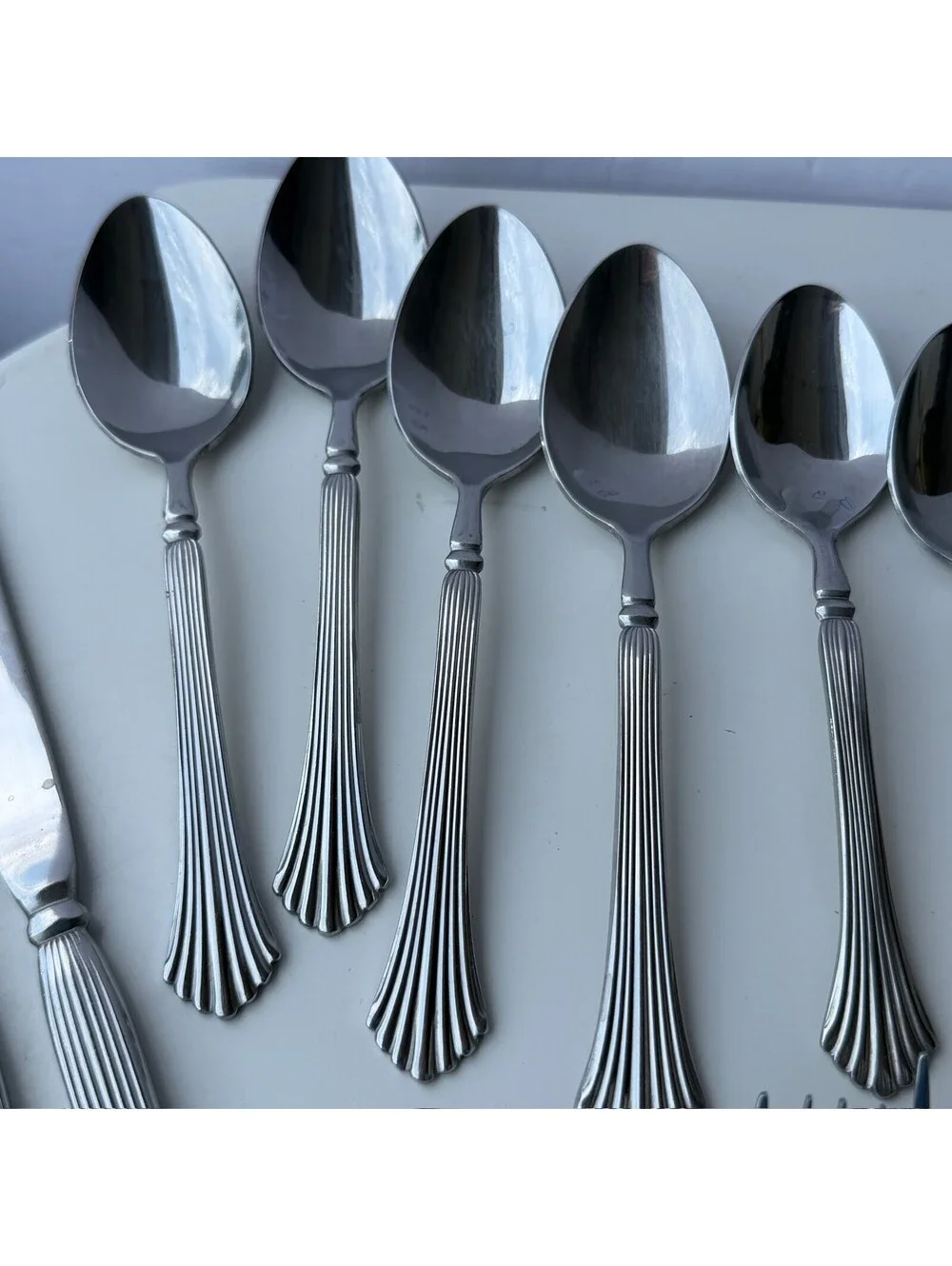 Vintage Noritake Thai Airways Flatware Lot Sherlock Holmes Spoon B-9